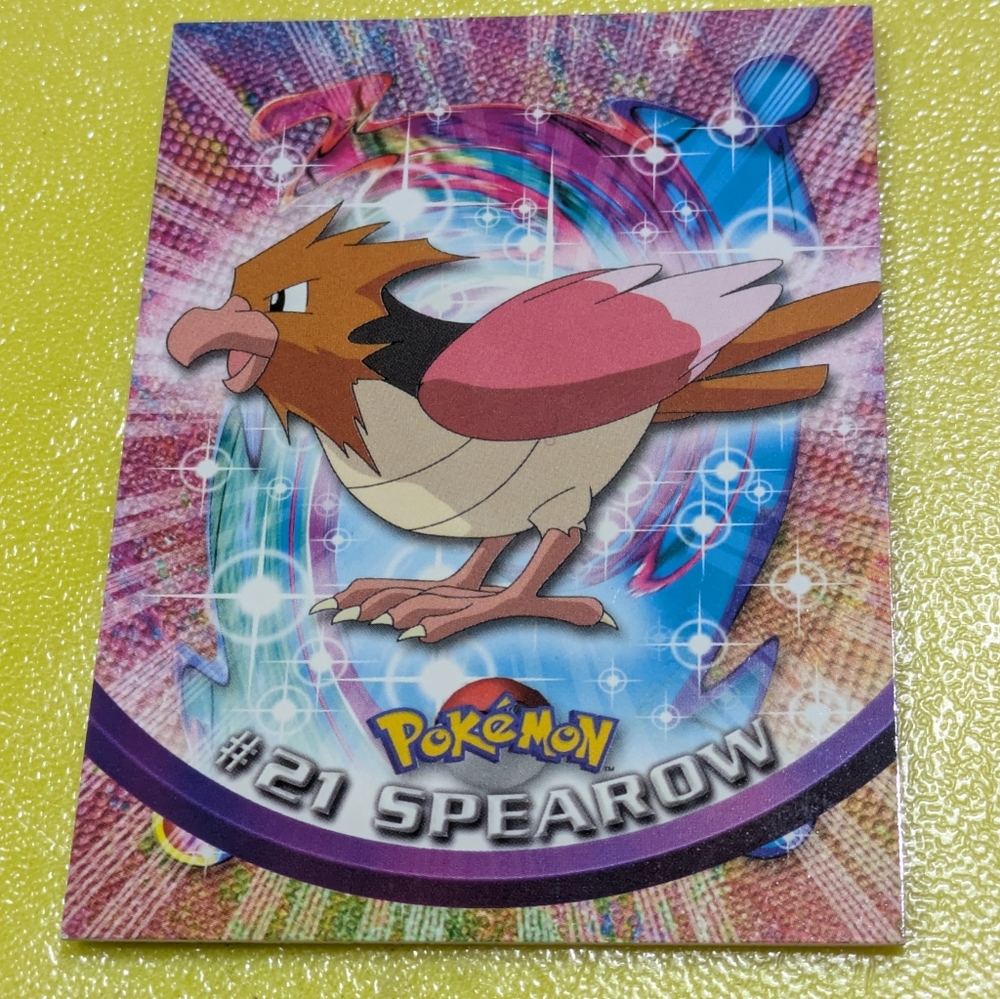 1999 Pokemon SPEAROW #21 HOLO | TOPPS TV Animation Edition | VG+